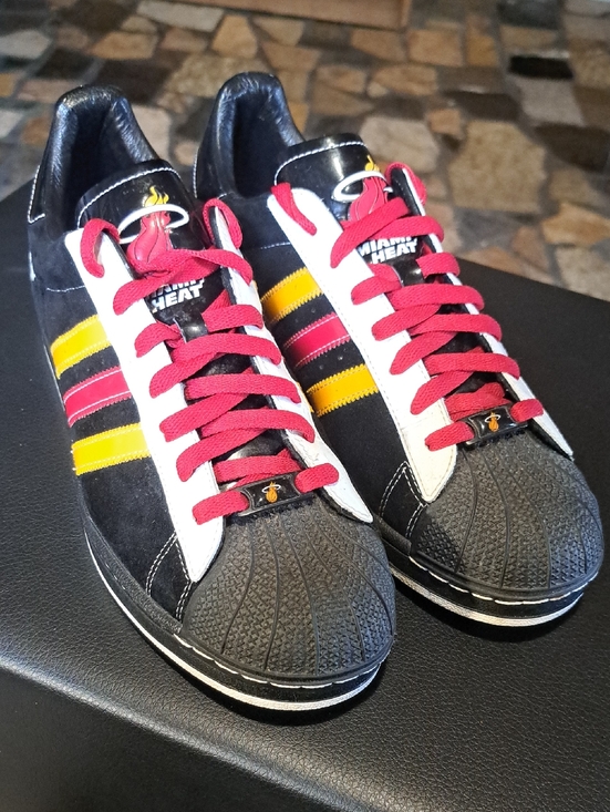adidas Other - Adidas X Miami Heat Superstar NBA Sneakers 11